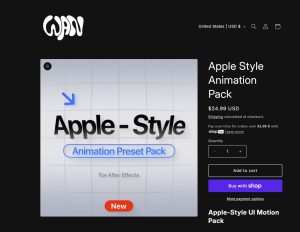 Apple Style Animation Pack for After Effects Presets Download