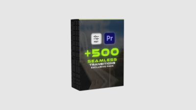 500+ Seamless Transitions Pack, 1500 SFX, and 46 LUTs for Premiere Pro CC