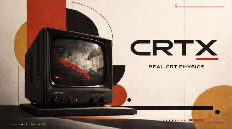CRTX V1.1 Free Download After Effects Plugin for CRT Simulation and Analog VHS Effects
