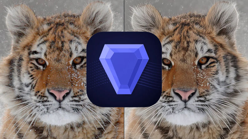 Topaz Photo AI Free Download Full Version Interface and AI Upscale