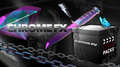 CinePacks Chrome FX 3D Assets Pack Cover