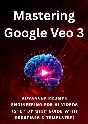 Cover of Mastering Google Veo 3 by Riadh Daly showcasing advanced AI video generation concepts